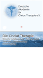 Mobile Screenshot of chelat-therapie.info